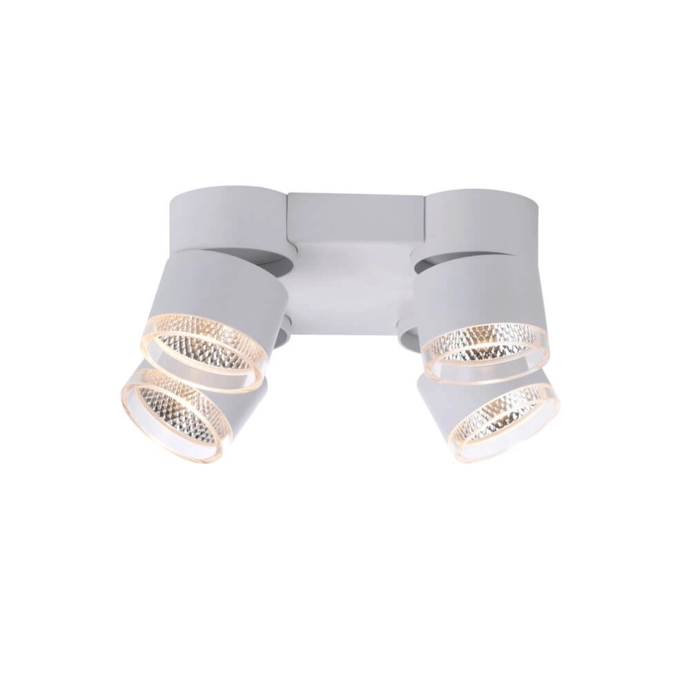 White ceiling lamp Pure Nola 4-light