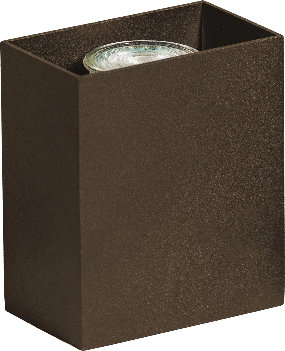 Wall spot up or down Minke 1x GU10 - anodic brown