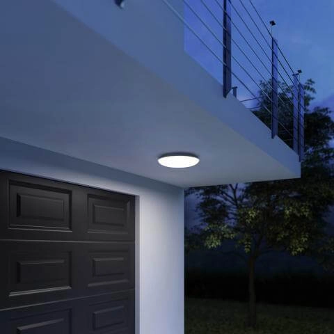 Carport lamp DL Vario Quattro with motion sensor Steinel 4007841035440