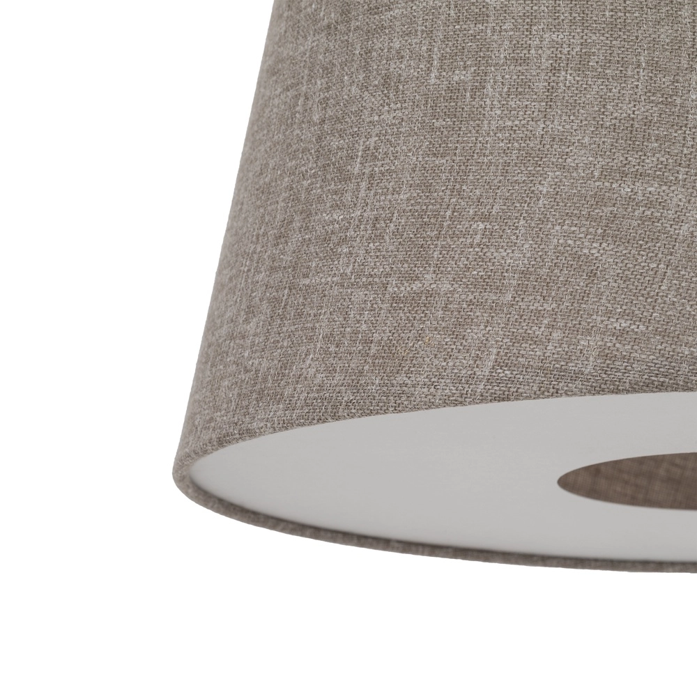 Floor lamp Tutoia sand brown Ø 46cm Lyora 5903139116831