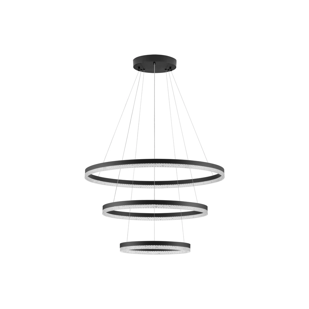 Pendant lamp Adria black Ø 80cm Lyora 5212017443823