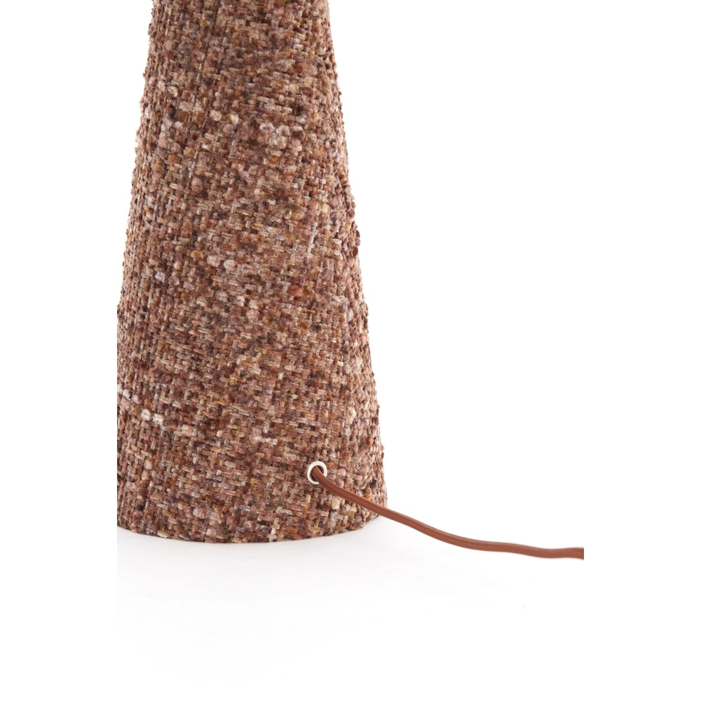 Boucle table lamp Micky 58cm - burgundy Light & Living 8717807834197