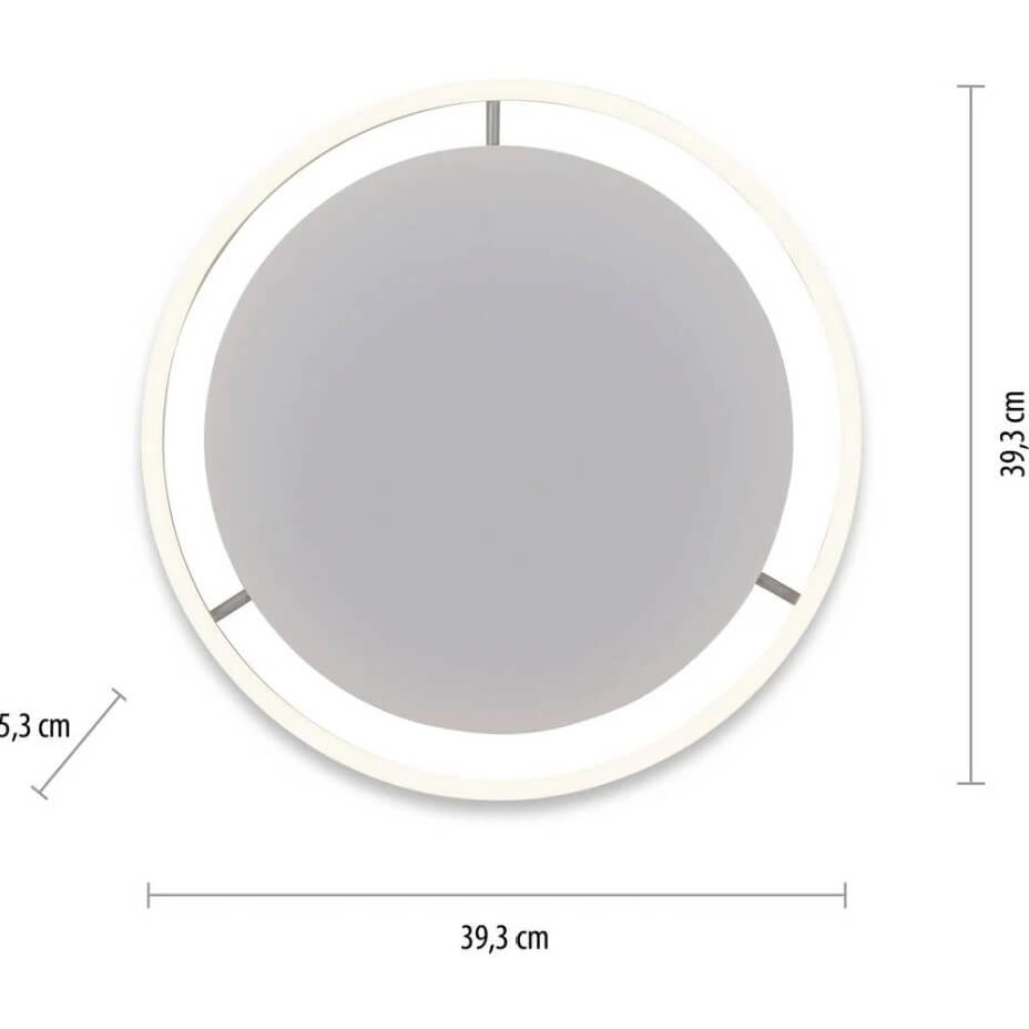 Aluminum ceiling lamp Ritus Ø 40cm Paul Neuhaus 4043689983451