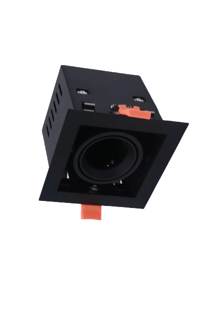Sleek recessed spotlight Tavira black