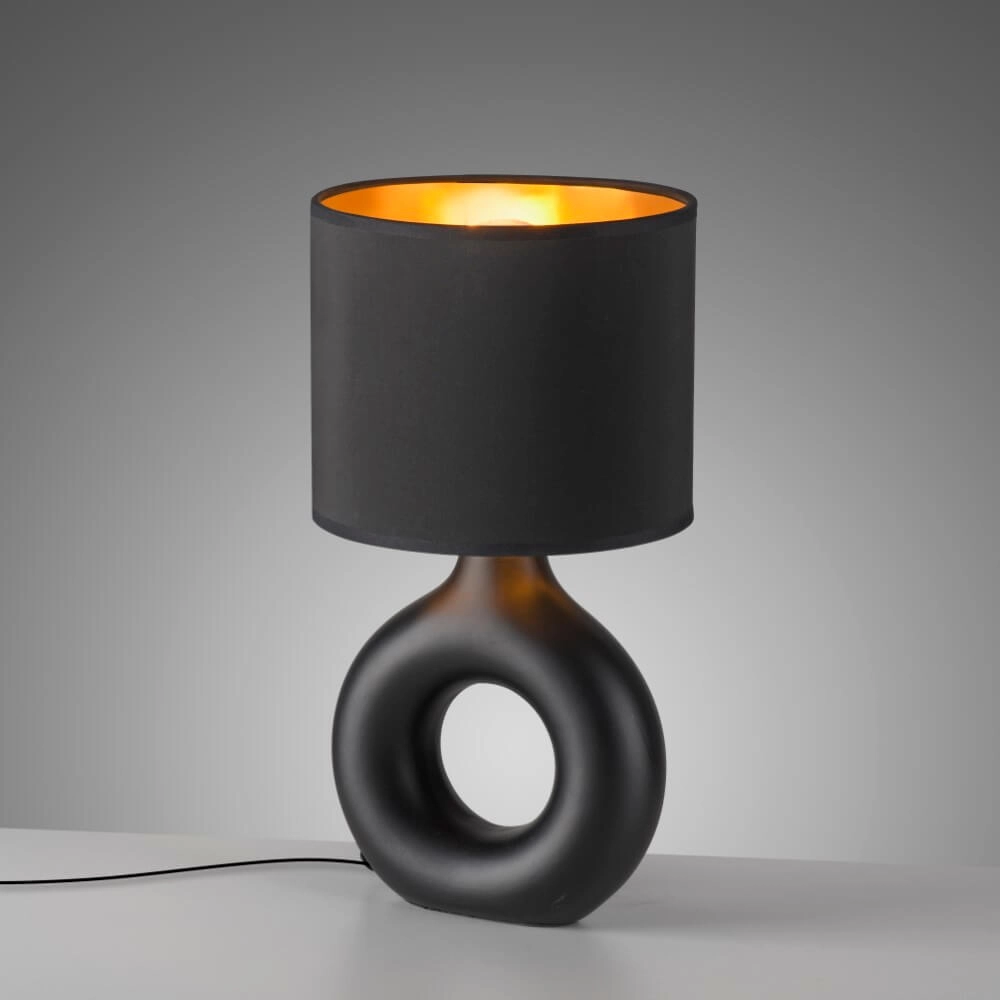 Table lamp Carara black Just Light 4043689004842