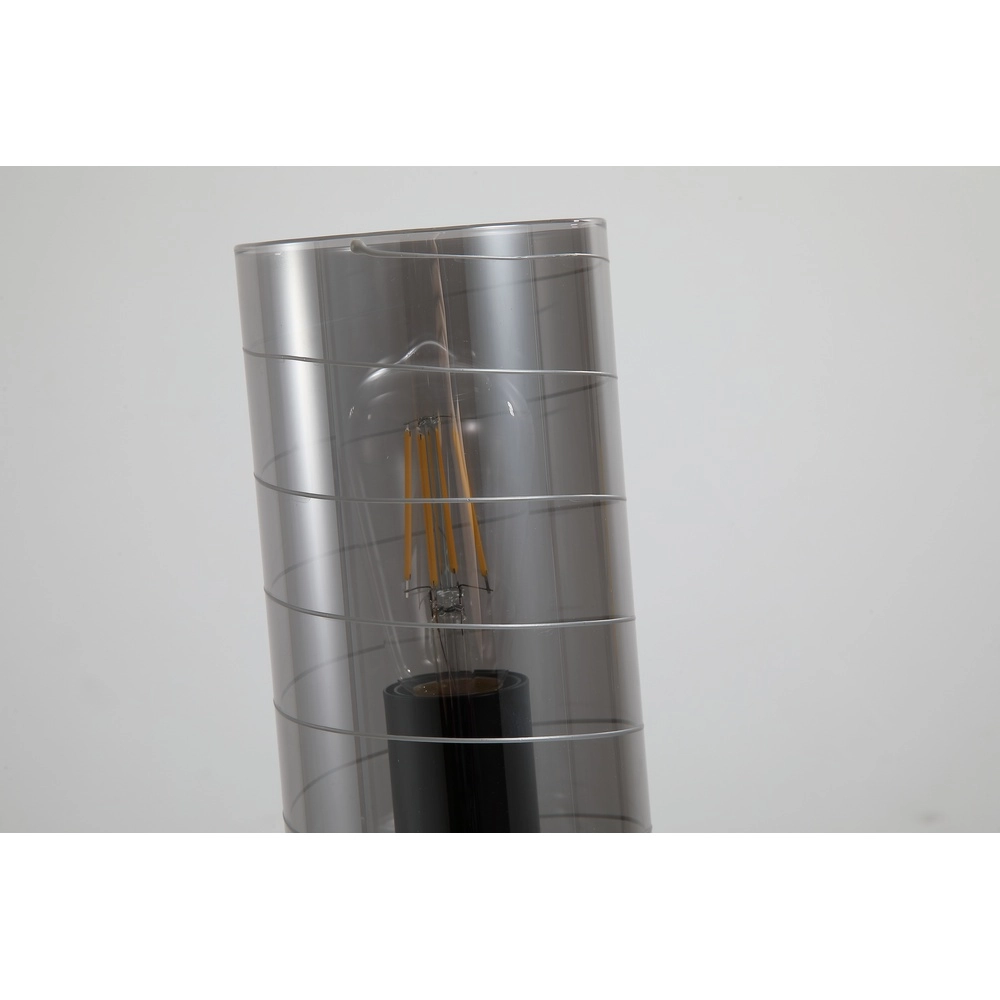 Table lamp Broughton smoke glass Searchlight 5053423300870