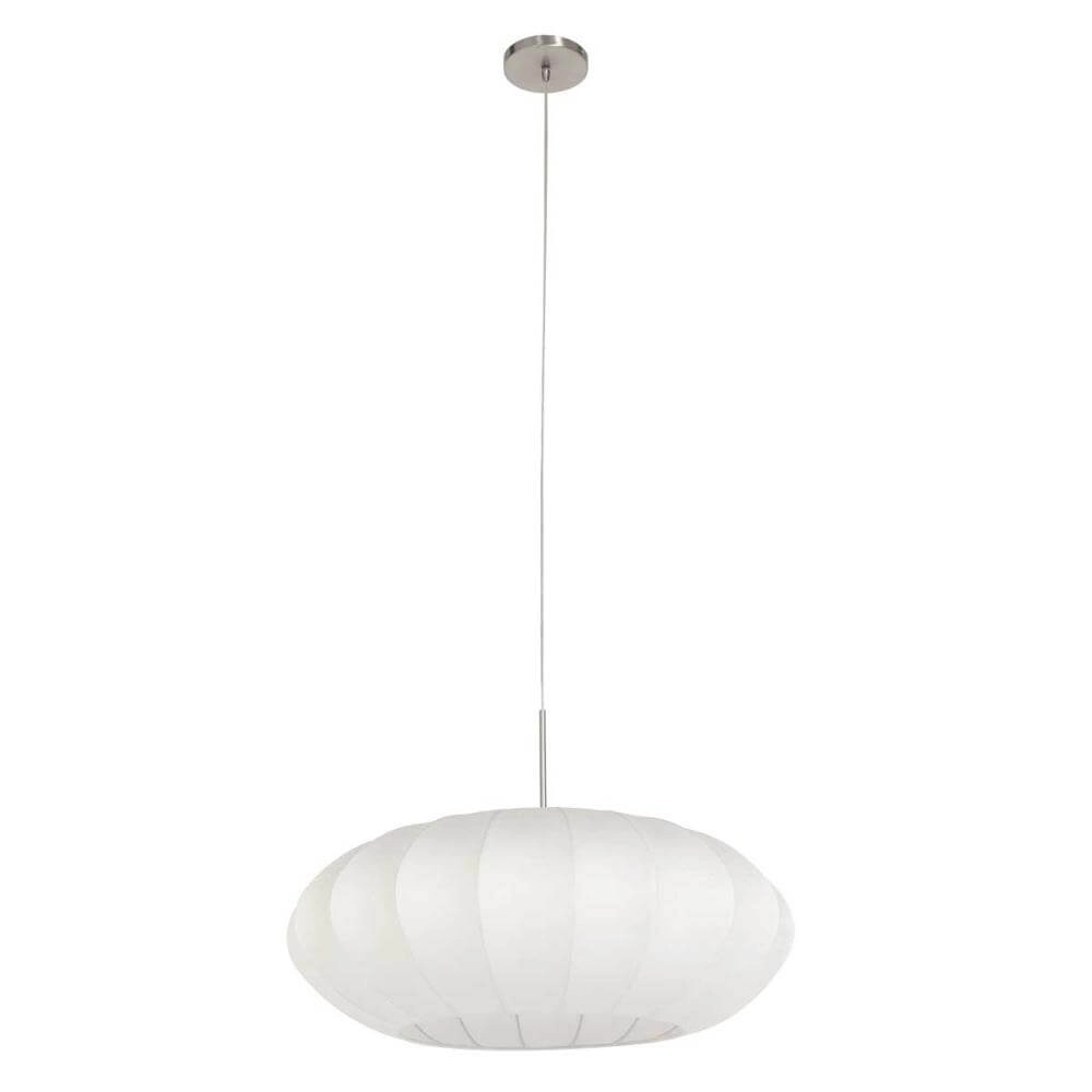Pendant lamp Sparkled Light metal with white shade Steinhauer 8712746173130