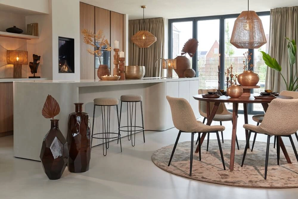 Rattan pendant lamp Malva Ø 60cm Light & Living 8717807676285