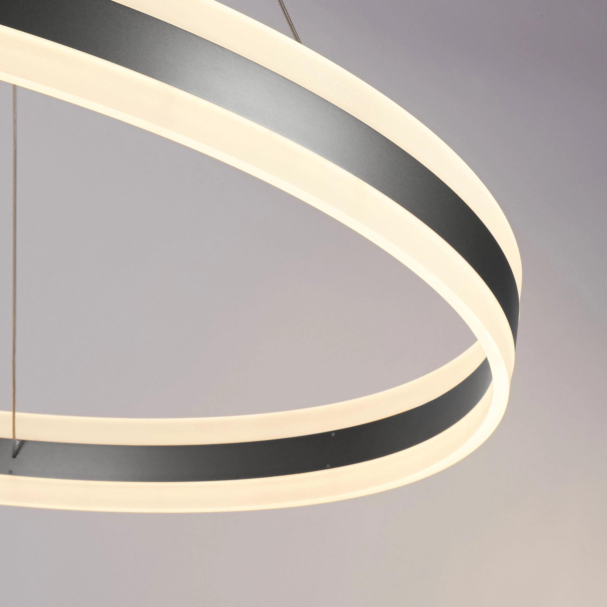 Design pendant lamp Ada Ø 100cm black Lyora 5053423315478