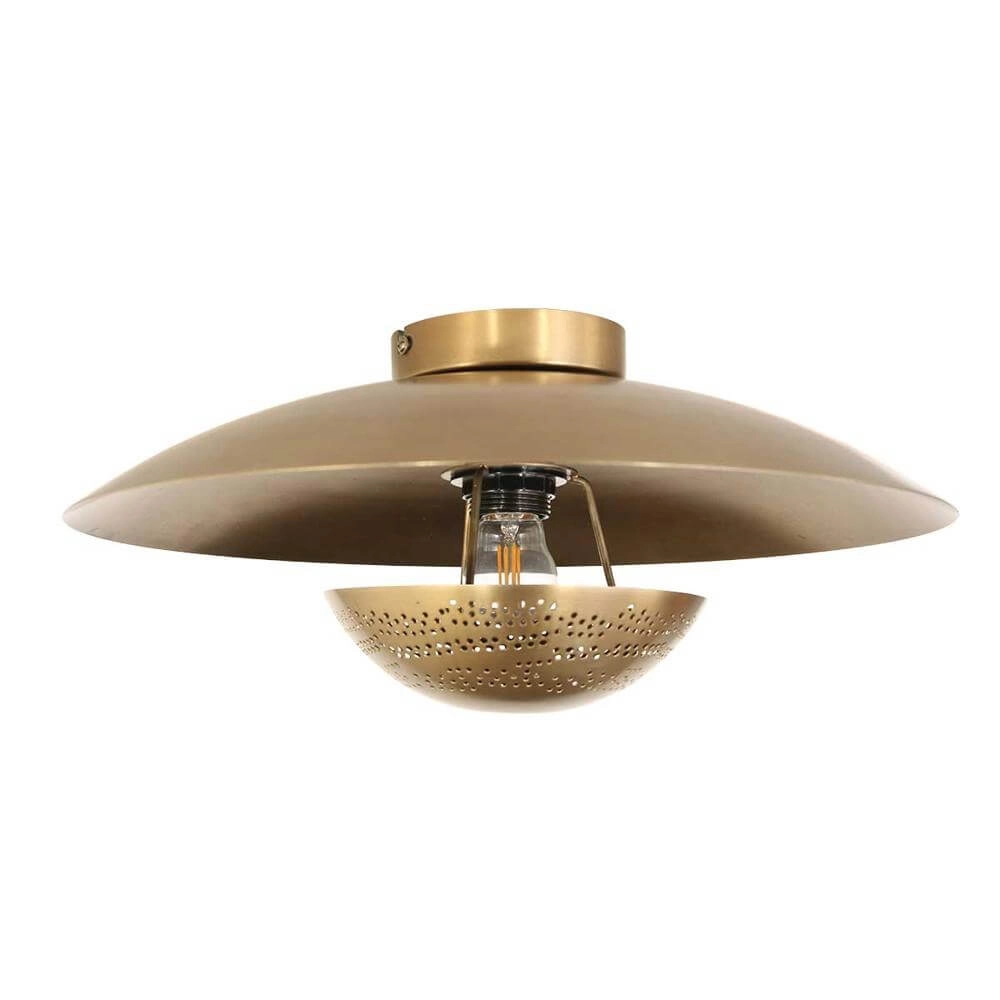 Round ceiling lamp Brass bronze Steinhauer 8712746171662