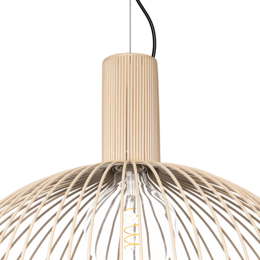 Sand-colored pendant lamp Wire Sand Ø 60cm ETH 8720195307136