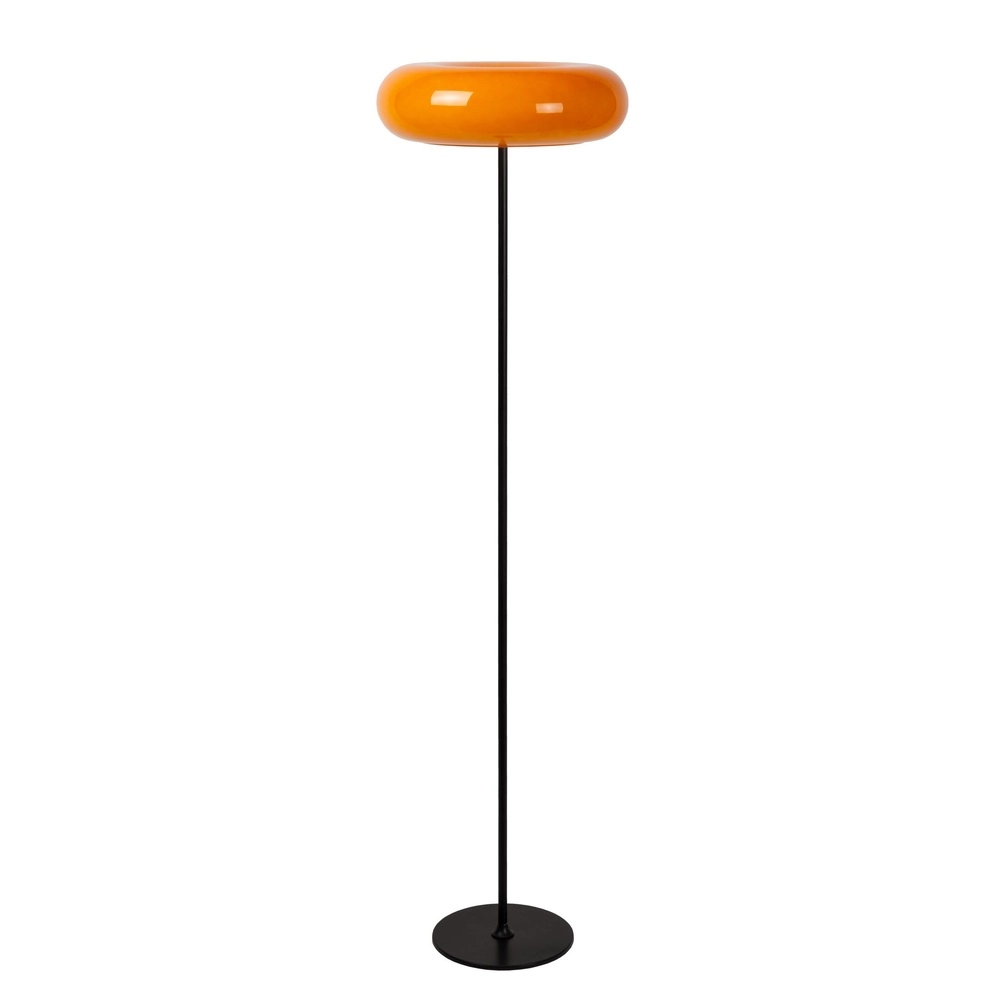 Floor lamp Sentino Ø 40cm orange