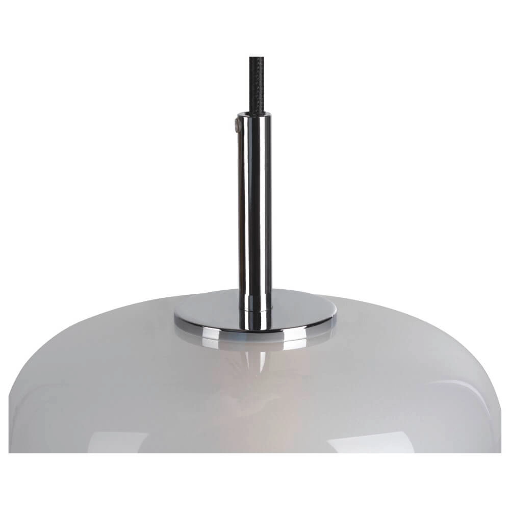 Glass pendant lamp Pantilo smoke glass - Ø 20cm SLV 4024163266444