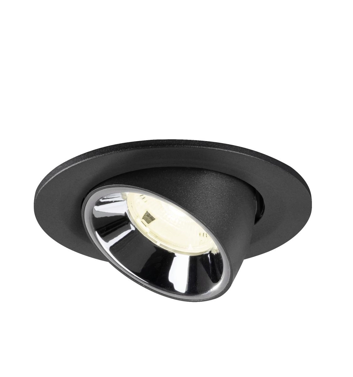 Recessed spotlight Numinos Gimble S black/chrome 4000K - 20deg SLV 4024163313377