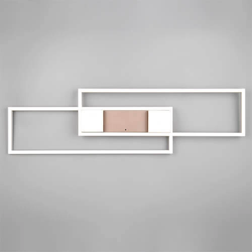 Led ceiling light 100x28 Albany Red brass Trio 4017807610307