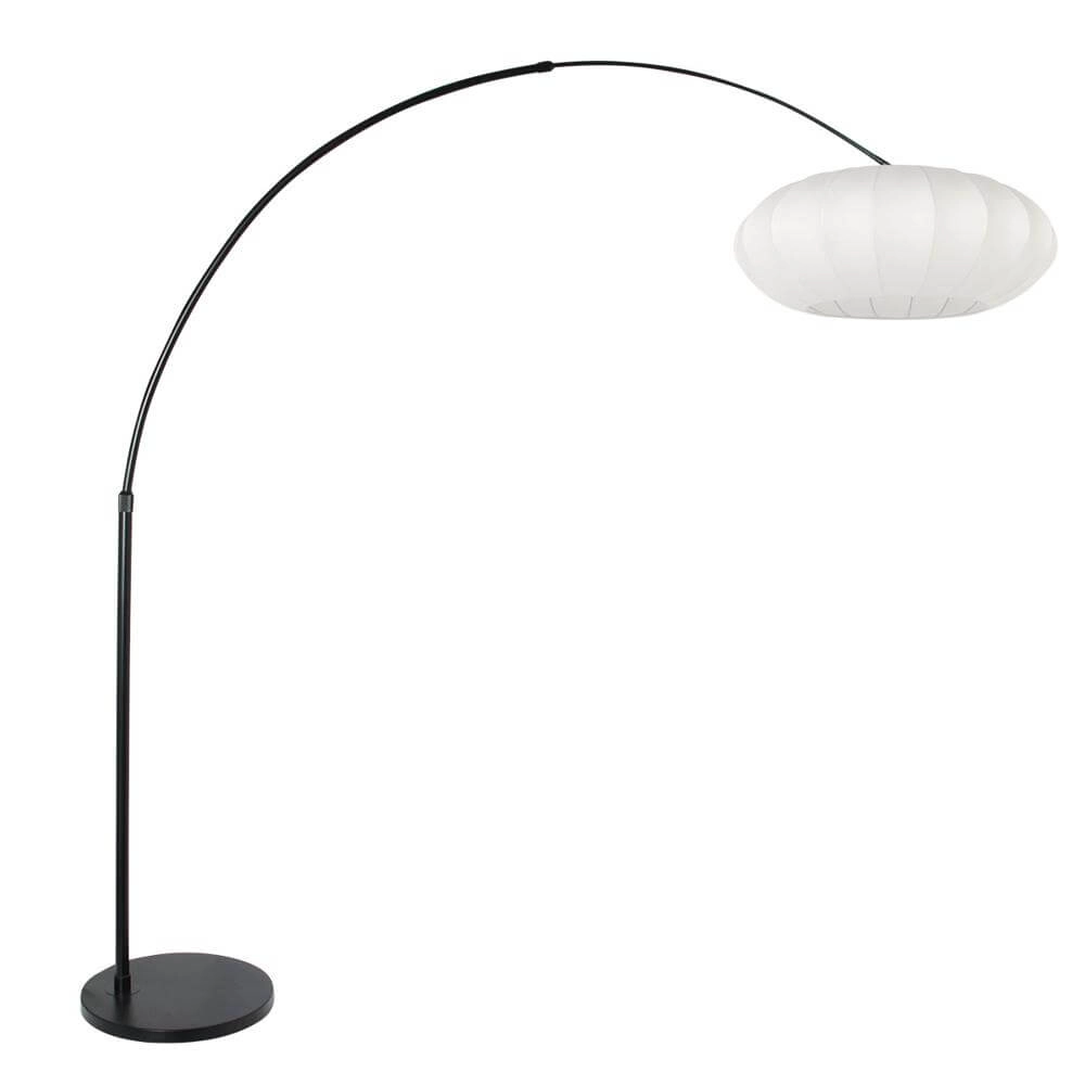 Arc lamp Sparkled Light black with white hood
