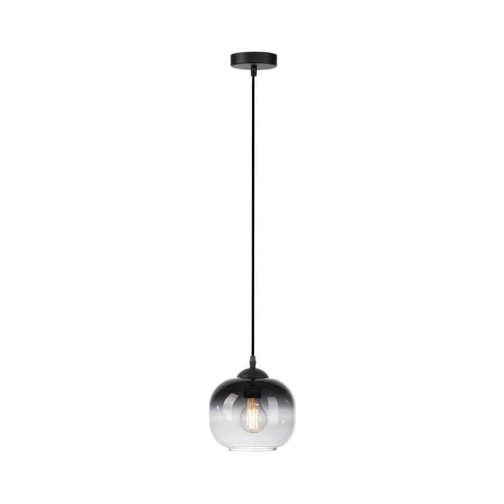 Black pendant lamp Zea ankle Just Light 4043689993740