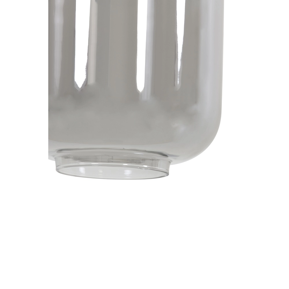 Desk lamp Lekar with smoke glass Light & Living 8717807601423