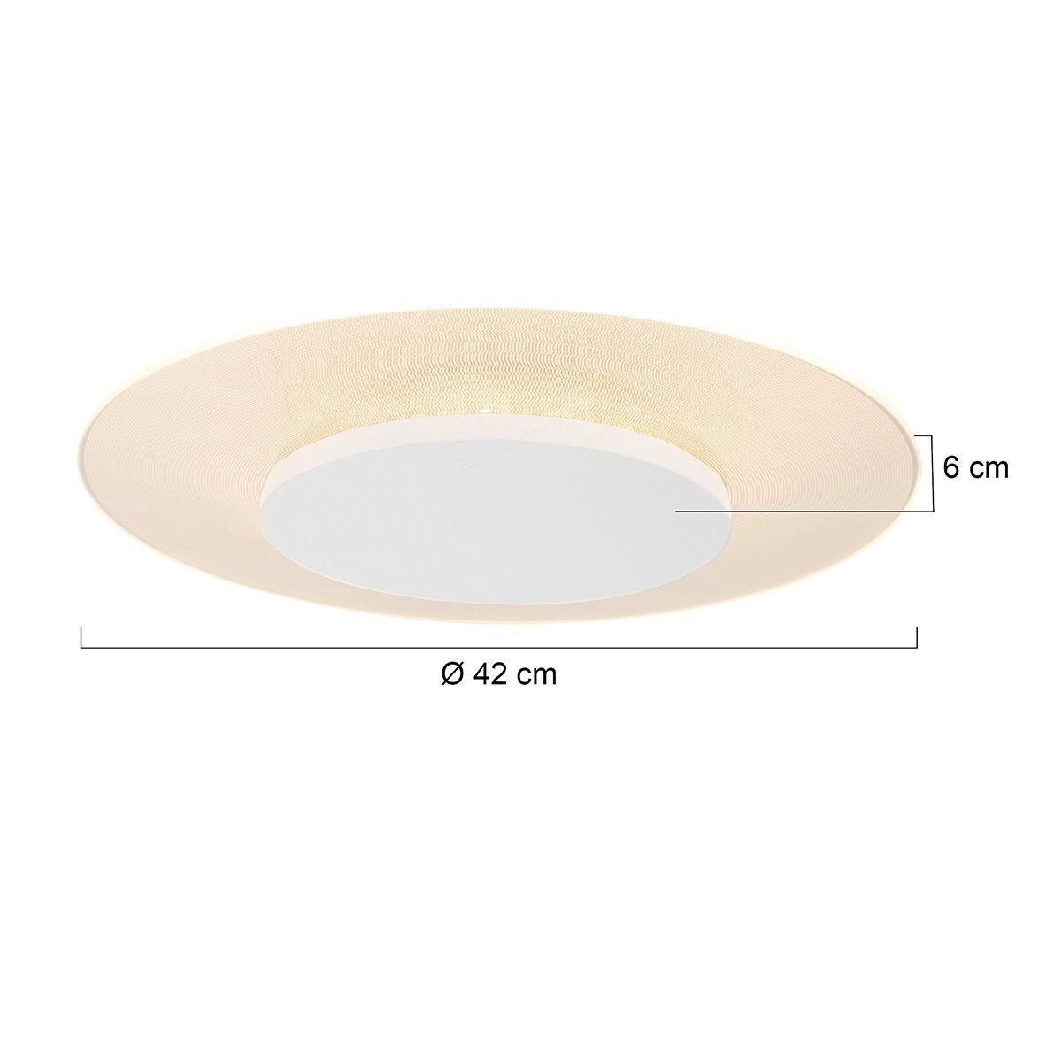 LED ceiling lamp Lido Ø 42cm Steinhauer 8712746106251