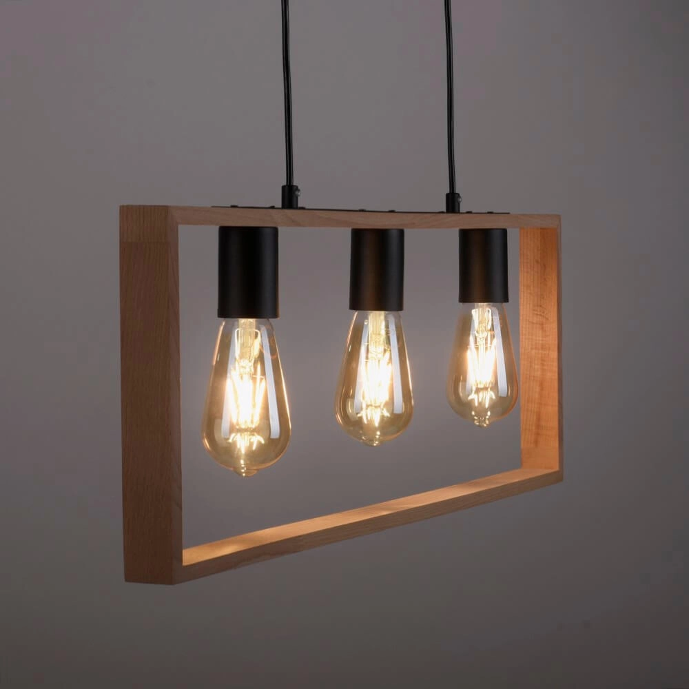 Country Pendant Lamp Franky 3-light Just Light 4043689966430