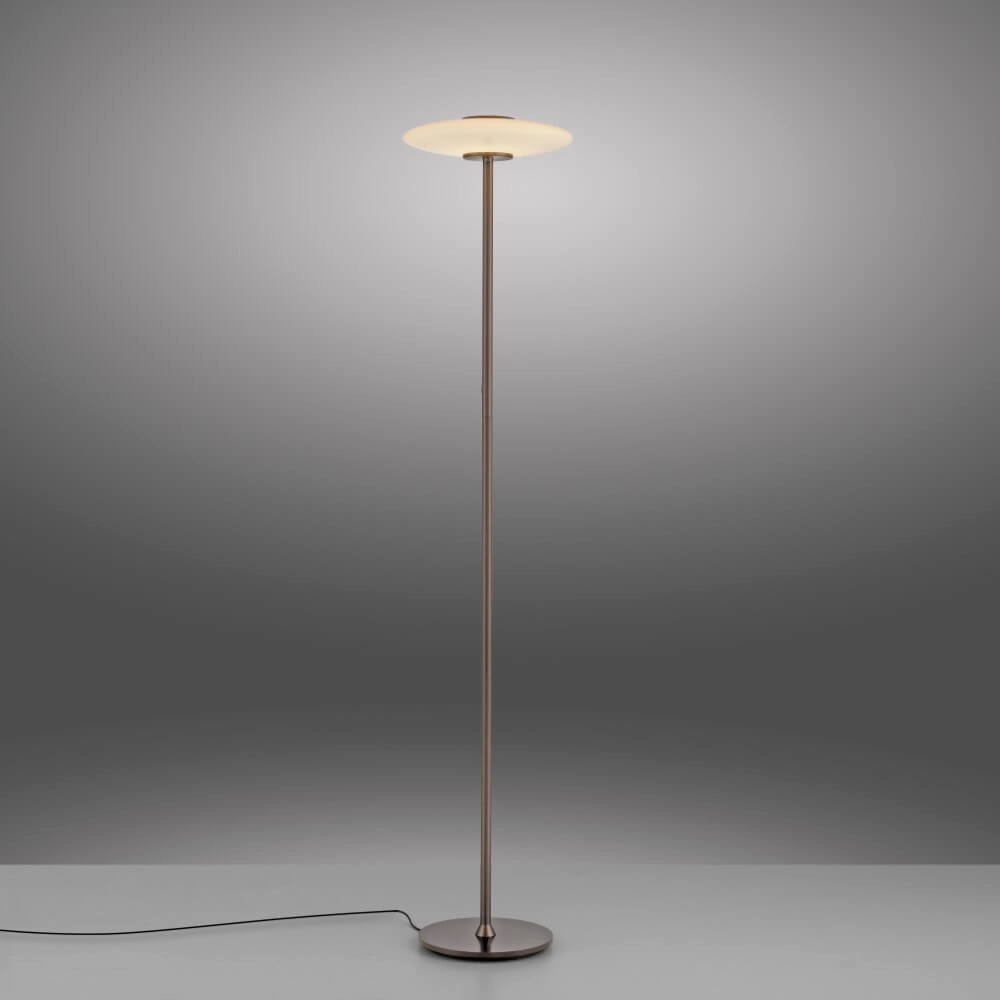 Designer floor lamp Pure Vitrum brown Paul Neuhaus 4012248382714