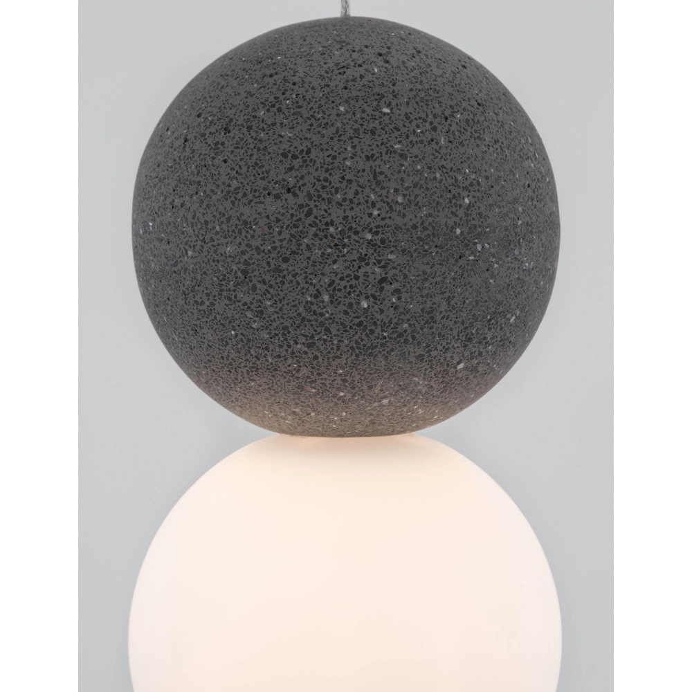 Pendant lamp Zero Grey with white Lyora 5212017426949