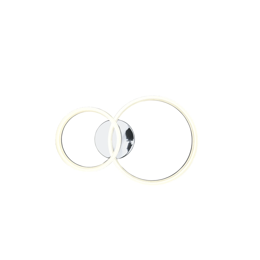 Modern ceiling lamp Mova S chrome Trio 4017807682175