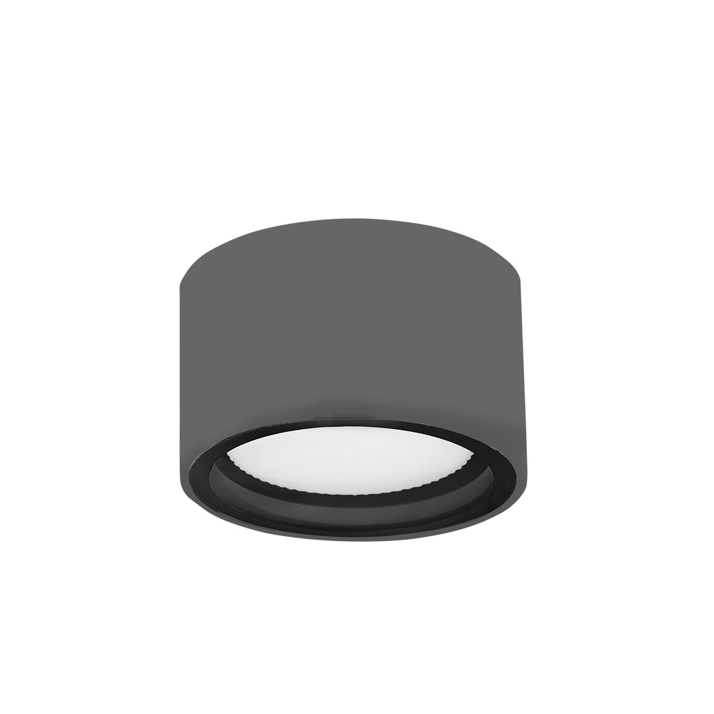Round ceiling lamp Focus Ø 10cm grey