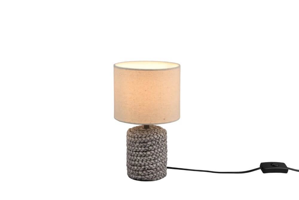 Table lamp Mala 26cm rattan with cream Trio 4017807506839