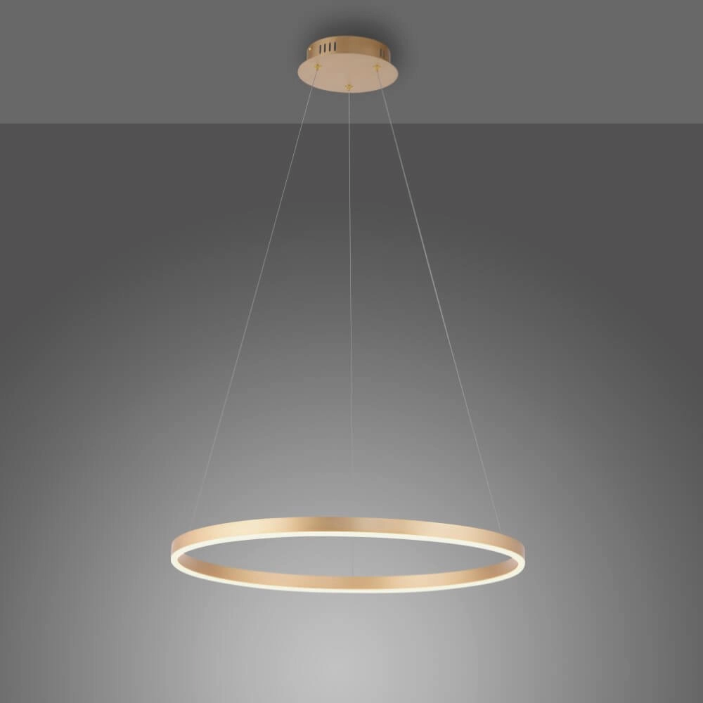 Pendant lamp Ritus brass Just Light 4043689985653