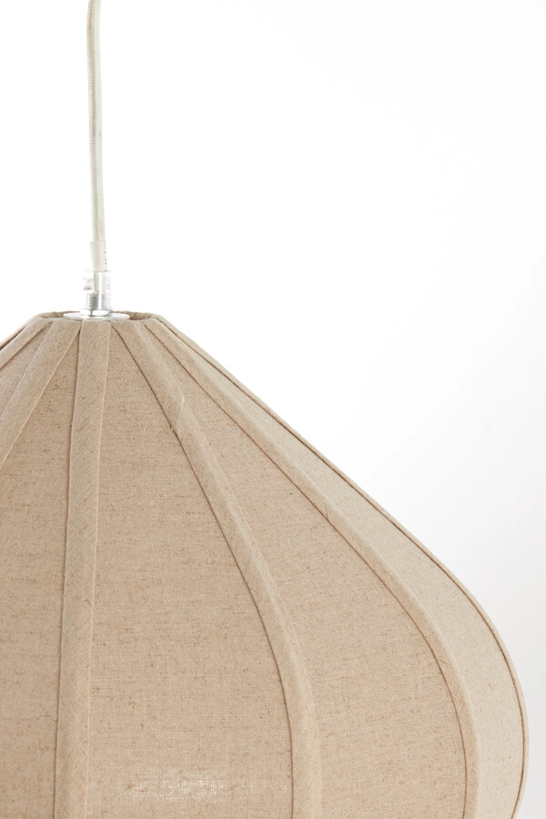 Cream pendant lamp Zubeda Ø 40cm Light & Living 8717807763701