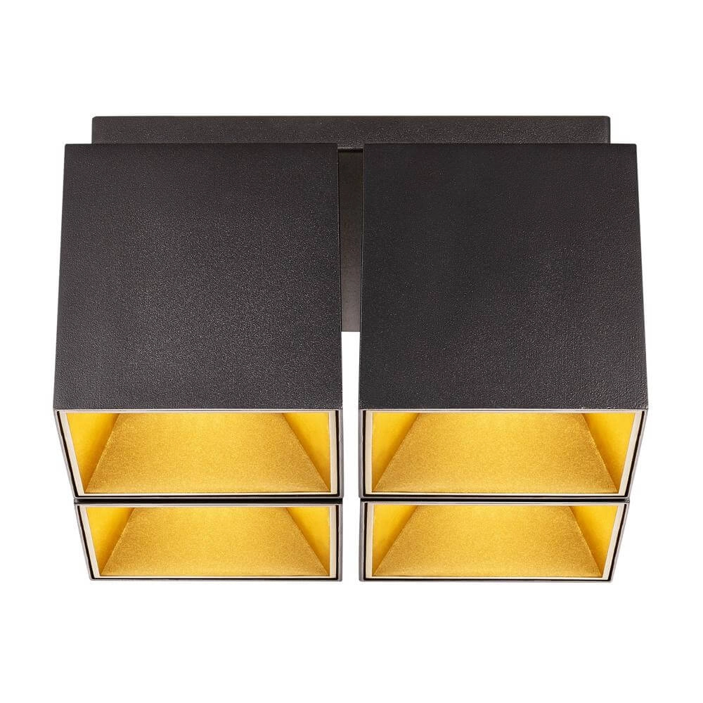 Surface-mounted spot Ethan black square Nordlux 5704924007088