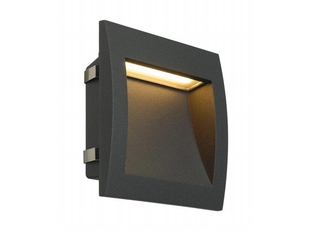 Recessed light square Downunder Out L LED anthracite