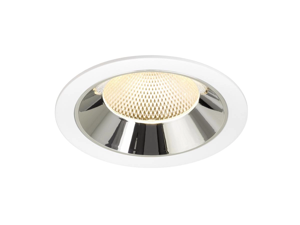Recessed spotlight Numinos XL white/chrome 3000K - 40deg