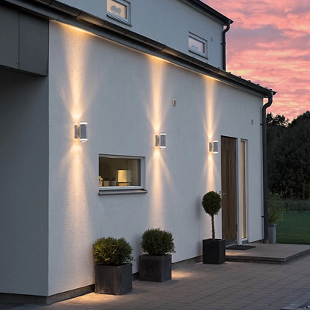 Wall spotlight Modena Up - Down 2-light 23cm zinc grey KonstSmide 7318307512328