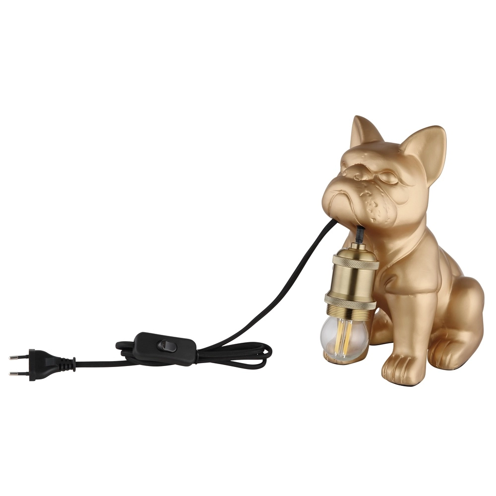 Table lamp Dogo dog gold Globo 9007371566327