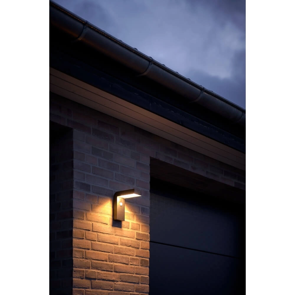Solar wall lamp Alya black Nordlux 5704924004971