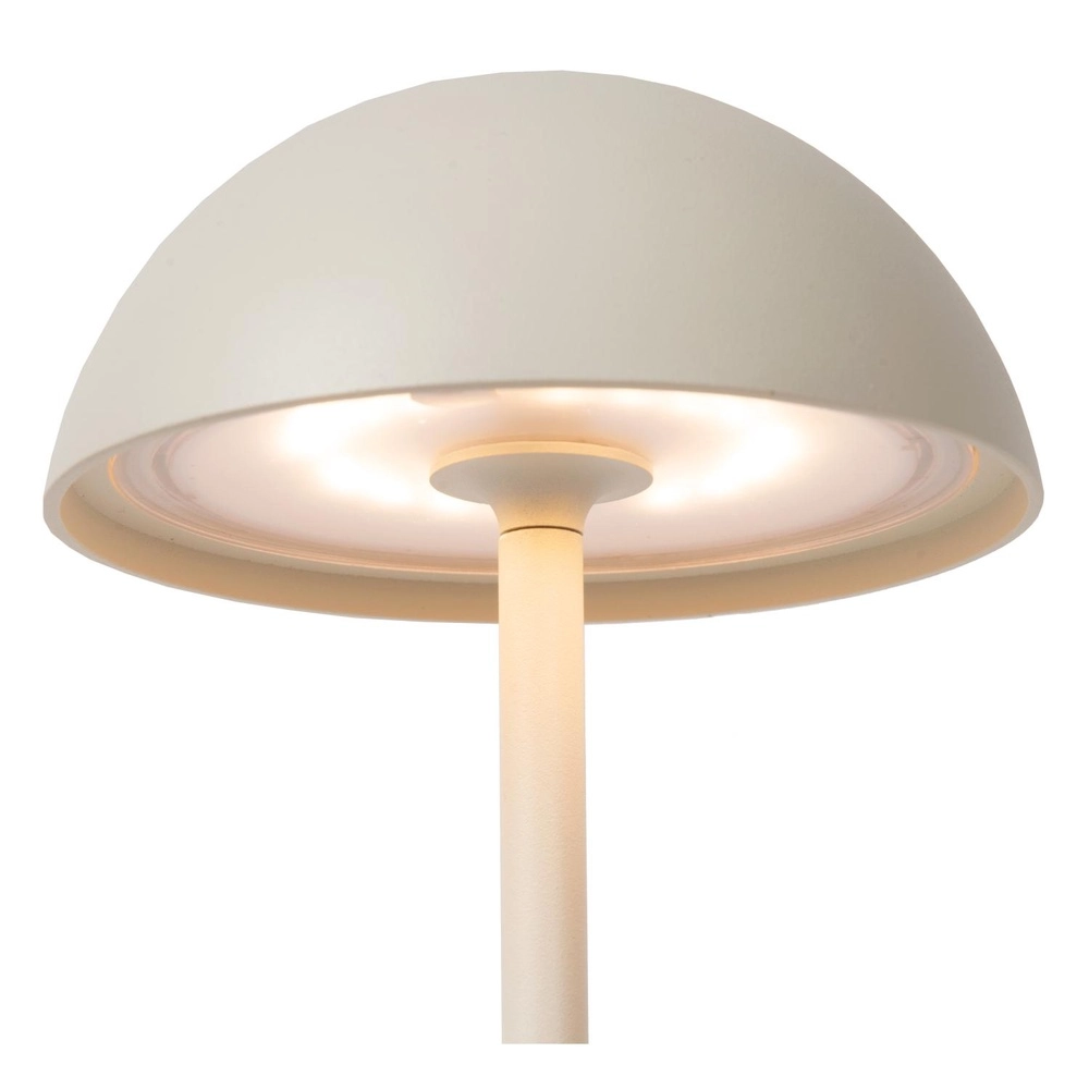 Rechargeable table lamp Joy IP54 white Lucide 5411212151957