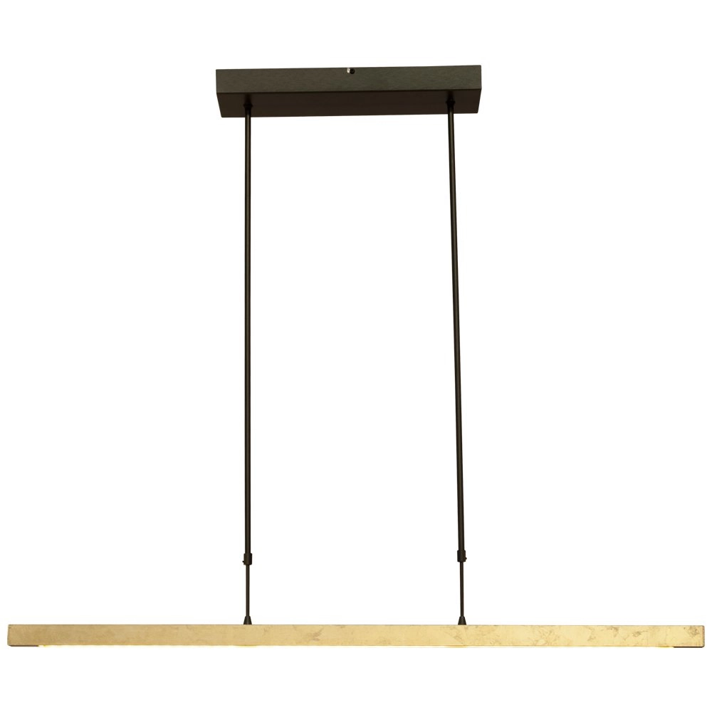 Black hanging lamp Real 3 100cm with gold