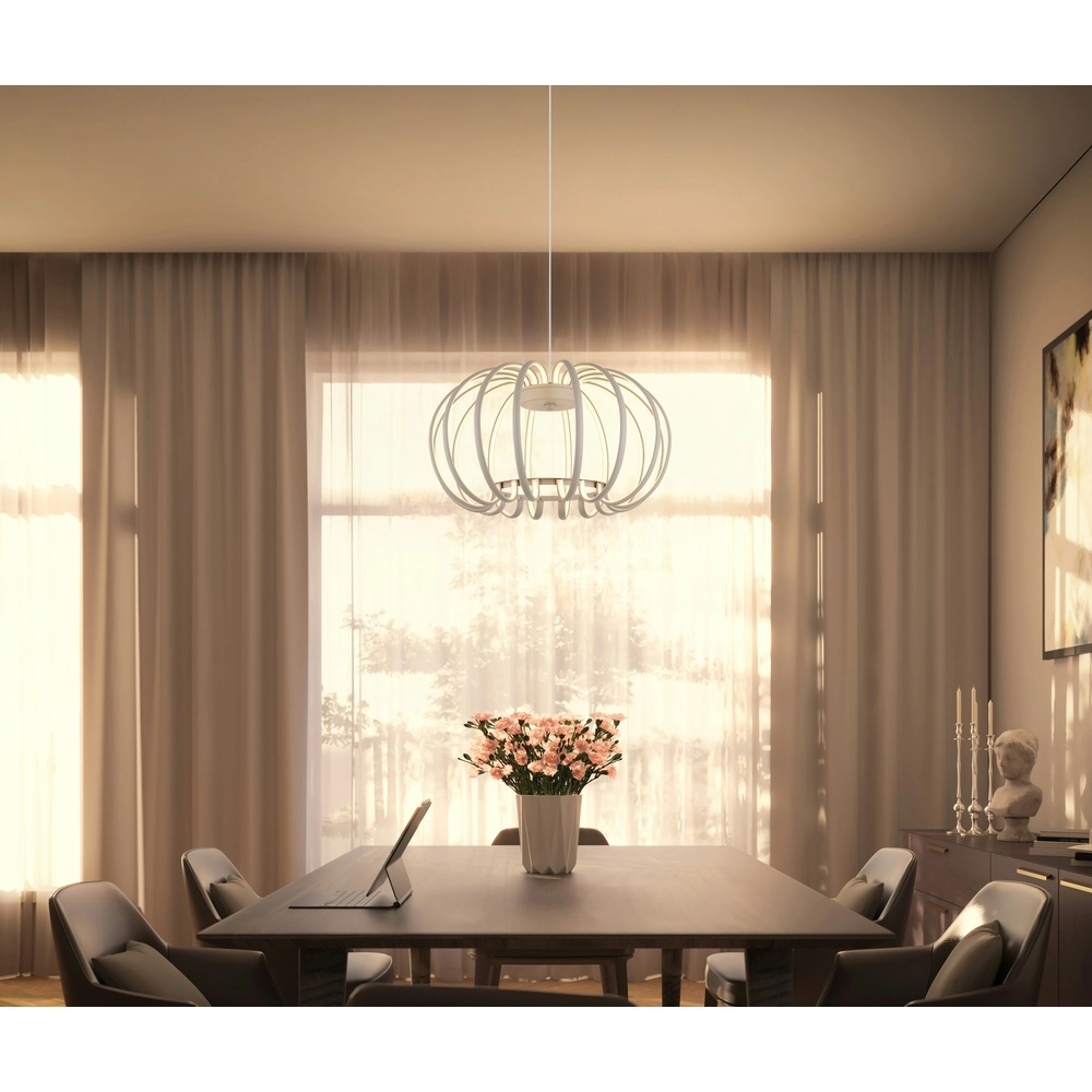 Pendant lamp Ribbon sand brown Globo 9007371578306