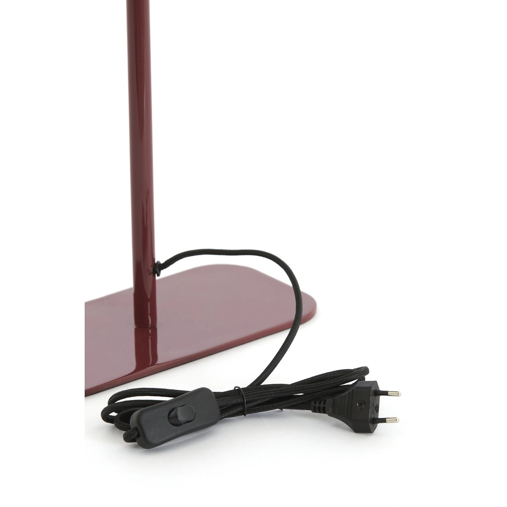 Bedside Lamp Elenie 25x13cm - gloss burgundy Light & Living 8717807818821