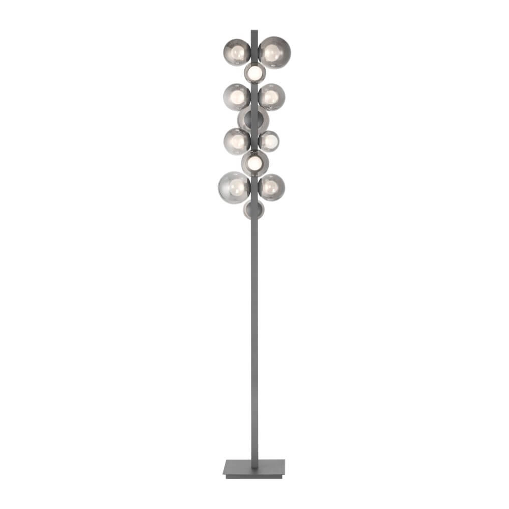 Gray floor lamp Pure Popup design Paul Neuhaus 4012248385647