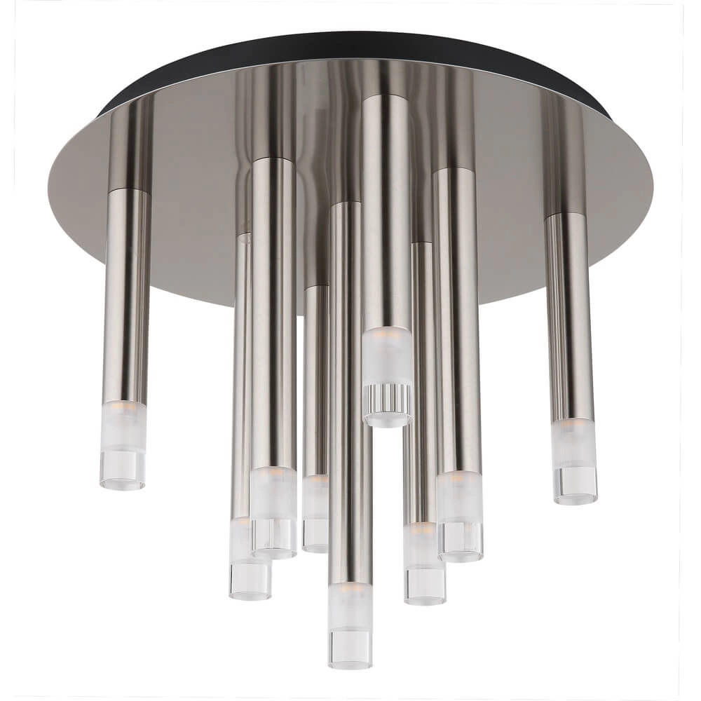 Design pendant lamp Ryan 9-light nickel Globo 9007371478057