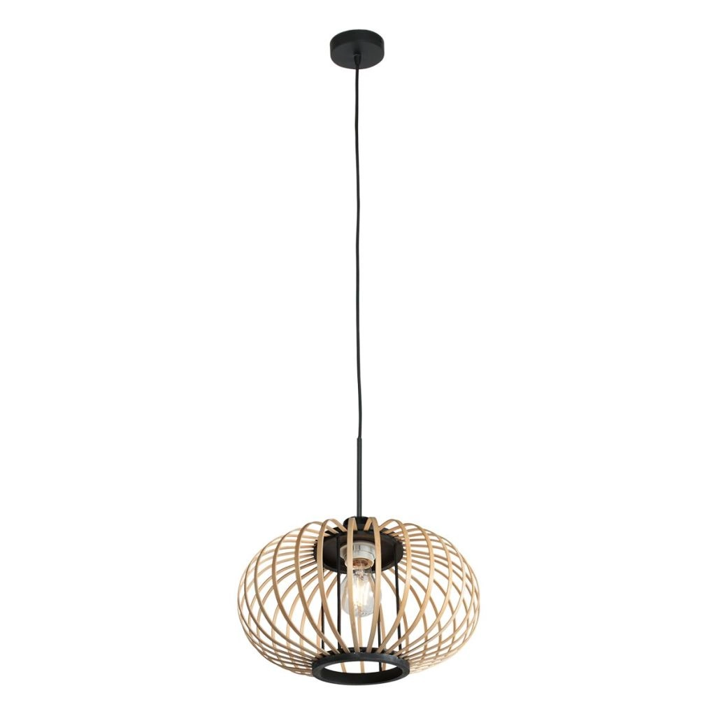Pendant lamp Silva with bamboo shade Ø31cm Steinhauer 8712746182736