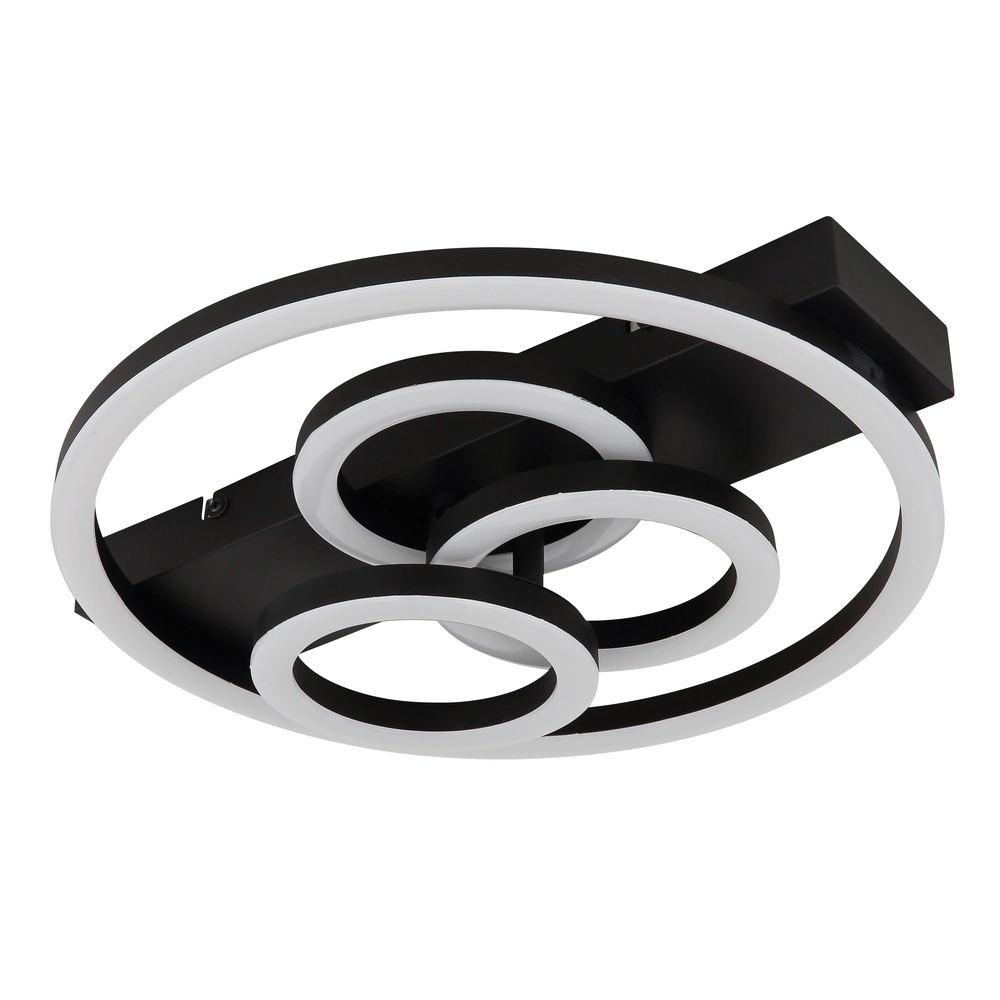 Black ceiling lamp Darryl I Design Globo 9007371487295