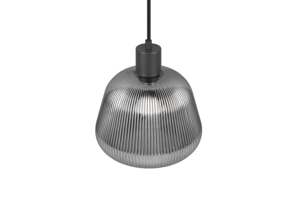 Pendant lamp Tarifa with ribbed glass Trio 4017807615791