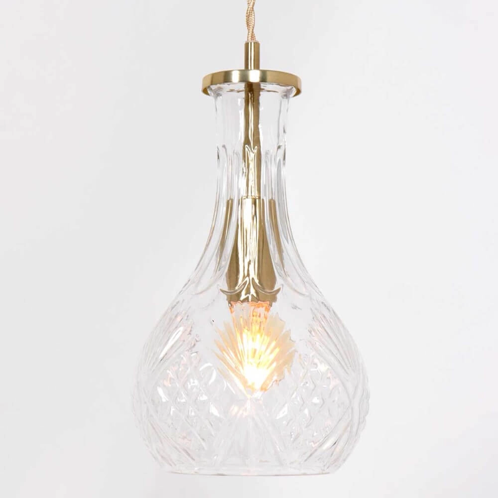 Classic pendant lamp Grazioglass Ø 14cm Steinhauer 8712746166323