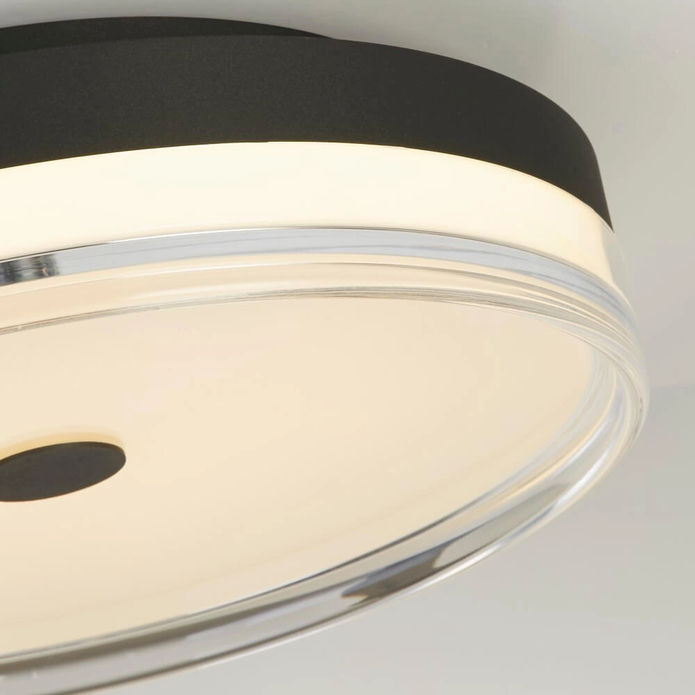 Ceiling lamp Cyprus Ø 40cm black Searchlight 5053423273716