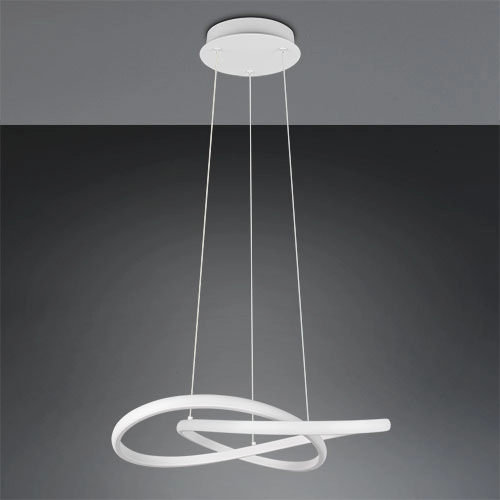 Design pendant lamp Mansa white Trio 4017807682151