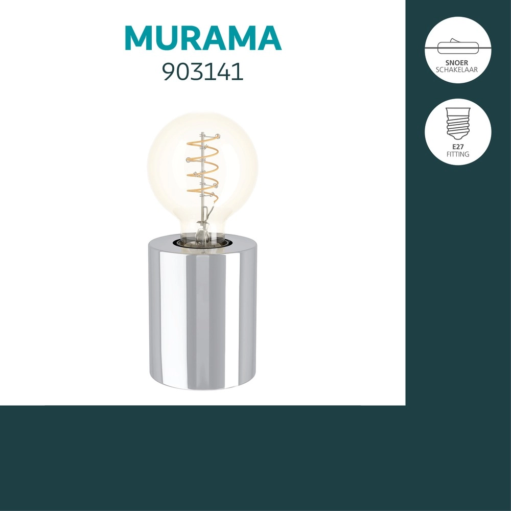 Table lamp Murama chrome